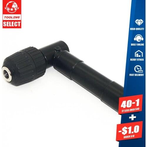 90 Degree 8mm Adjustable Hex Angle Driver Screwdriver Extension Socket Holder Adapter 0.8-10mm Keyless Chuck Drill Tool