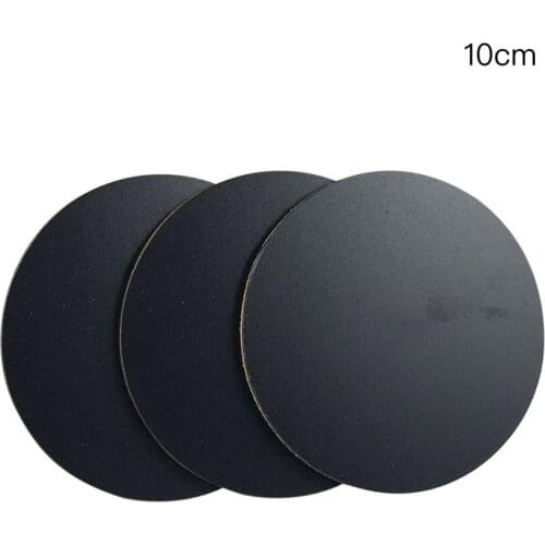 Cork Mat Waterproof Cushion Thicken Foldable 3pcs 10cm Black Protect The Pot And Furniture Lock Water Round Gardening Pad