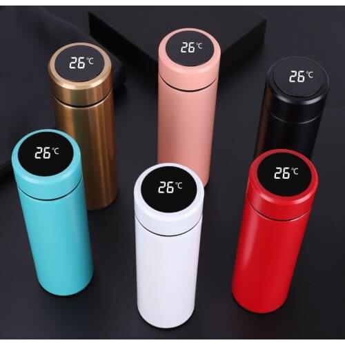Factory direct stainless steel thermos cup intelligent temperature display 304 stainless steel high-grade thermos cup custom X66