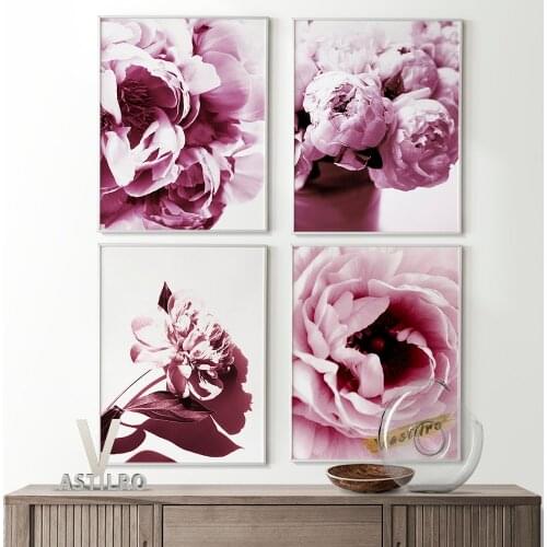 Roses Photography Exhibition Art Prints Poster Bar Hotel Office Cafe Flower Wall Stickers Modern Minimalist Home Decor Gift Idea