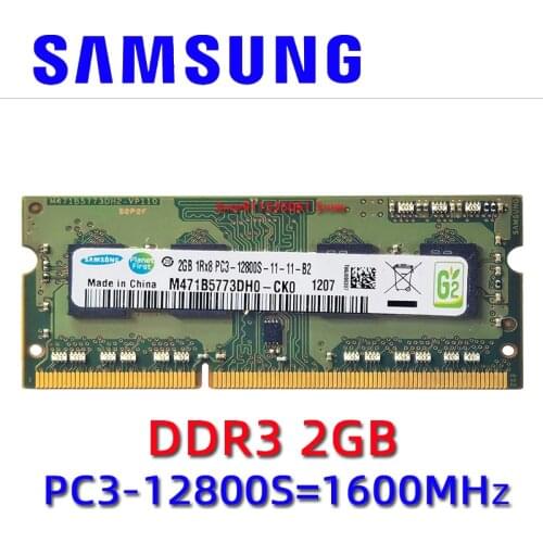 Samsung chipset Laptop Notebook RAN 1GB 2GB 4GB 8GB DDR3 PC3 8500S 10600S 12800S 1066MHz 1333MHz 1600MHz