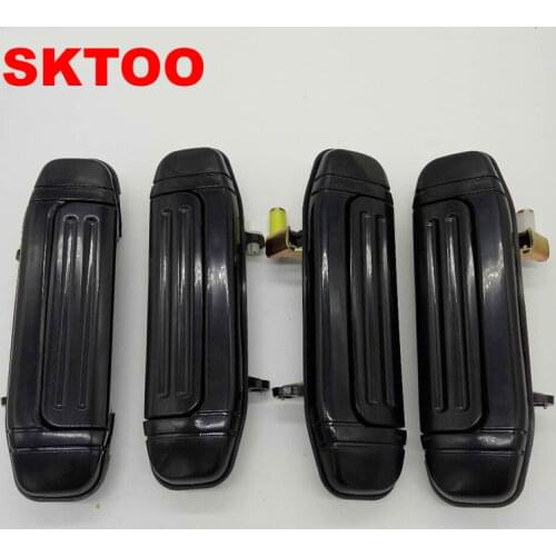 SKTOO A Set/4PCS Door Handle Plating for Mitsubishi Montero Pajero V46 V31 V32 V33 6470 6473 2030 parts (Plating on Plastics)
