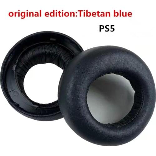 QuickFit Protein Leather Replacement Ear Pads for Sony Playstation 5 PS5 Pulse 3D Wireless Headphones Ear Cover Repair Parts