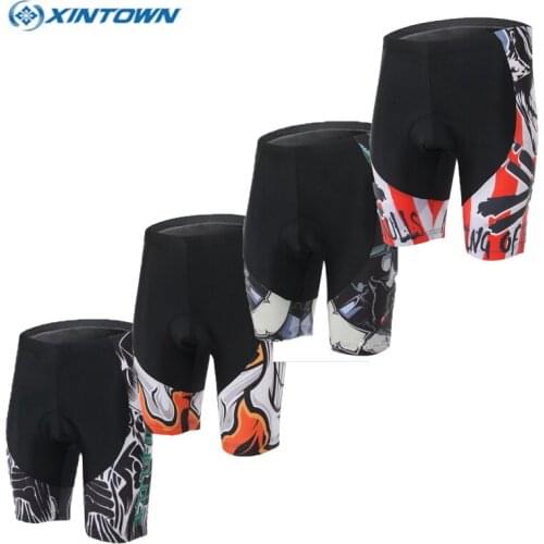 XINTOWN Mens bike shorts Ropa Ciclismo team Cycling bicycle Shorts padded mountain short sleeve/ mtb team Outdoor Sportswear