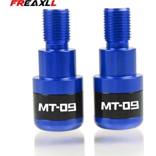 Motorcycle Hand Grip Handle Bar End Cap Slider Cover For Yamaha MT09 MT 09 MT-09 2013-2018 2017 2016 2015 2014 2016 2017 2018