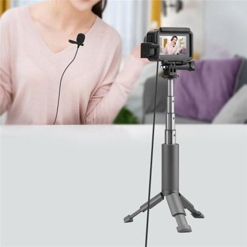 For Osmo Action Sports Camera Audio Adapter Lavalier Recording Microphone / Omnidirectional Recording Lavalier Microphone Kit