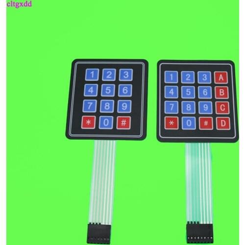 1 2 3 4 12 16 20 Key Button Membrane Switch 1x4 3x4 4x4 4x5 Keys Matrix Array Keyboard Keypad Control Panel DIY Kit For Arduino