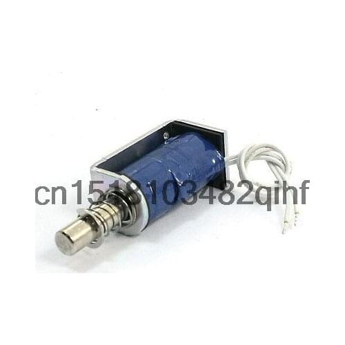 12V 7.5W Pull Type Open Frame Solenoid Electromagnet Holding Force