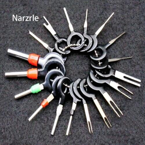 36/18/11/3Pcs Automotive Plug Terminal Remove Tool Set Key Pin Car Electrical Wire Crimp Connector Extractor Kit Accessories