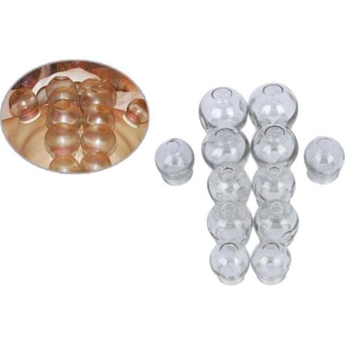 5pcs NO5 NO4 NO3 NO2 NO1 5 size cups /set vacuum acupuncture cup therapy explosion-proof fire jar glass cupping health care gift