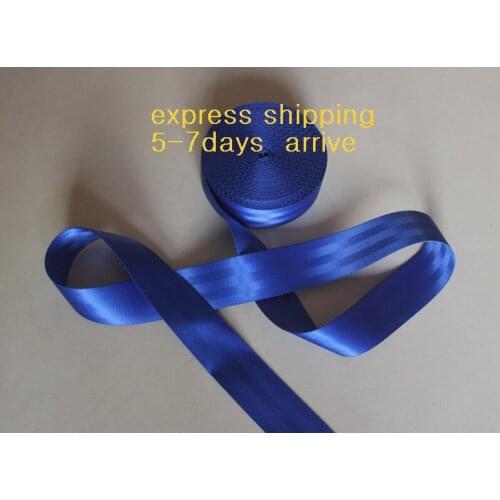 60 meters Roll Seat Belt Webbing Safety Strap DARK BLUE Color 4.8cm Wide 5 Bars
