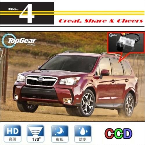 Car Camera For Subaru Forester SJ 2012~2015 High Quality Rear View Back Up Waterproof Camera PAL / NTSC | Function CCD + RCA