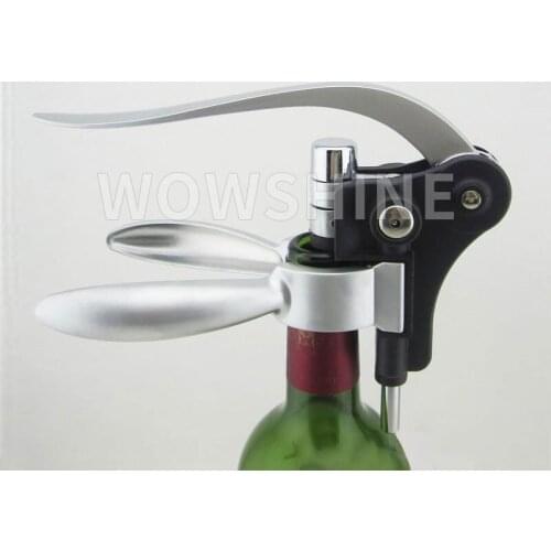 Free shipping zinc alloy red wine bottle opener wine bottle opener gift box packing with paper cutter