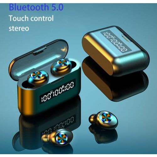 Wireless Bluetooth 5.0 Headphones TWS Bluetooth Earphones Sports Waterproof Headsets HiFi Stereo Earbuds with Microphones new