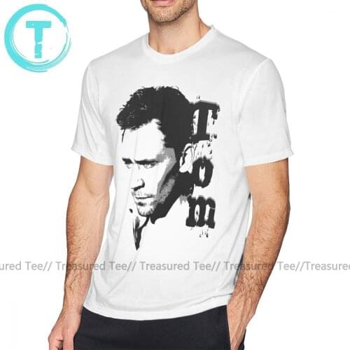 Tom Hiddleston T Shirt Tom Hiddleston T-Shirt Short Sleeves 5x Tee Shirt Print Man Cute Streetwear 100 Cotton Tshirt