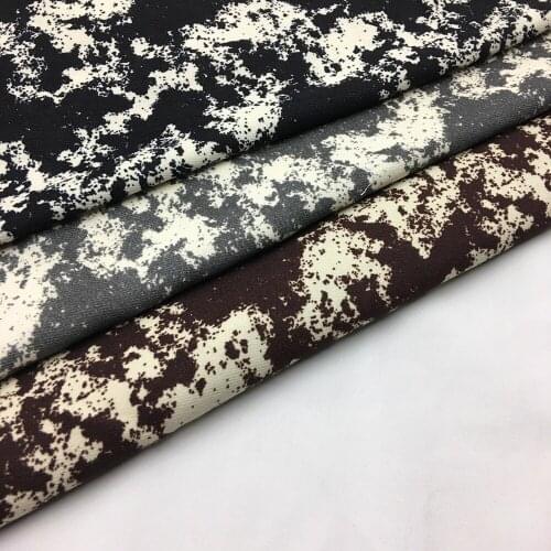 Cotton Twill Tie Dyed Jeans Fabric For Dress Skirt Coat DIY Sewing Clothes Thick After Washed Denim Tissu Vestidos 100X150cm