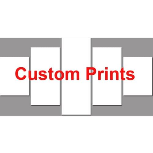 Drop Shipping Customized Prints Painting Custom Made Canvas Picture no Frame 5 Pcs Kit Modular Home Decor PENGDA