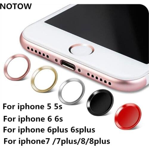 NOTOW Home Button Fingerprint Identification Touch ID Sticker For iphone5 5s SE /6 6s/6plus 6splus/7 7plus/8 /8plus
