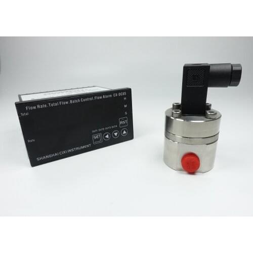 M9AL Pulse Output 0.2% Accuracy Compressor Industry Fuel Oil Consumption Micro Oval Gear Flow Sensors