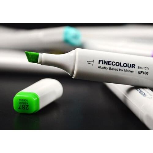 Alcohol based ink design marker anime cartoon sketch drawing pen painting Comic Art Design chisel flat fine pen nib double heads