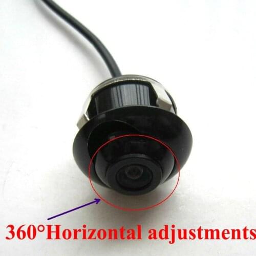 Mini Car Parking Camera Car 360 Degree Rear View Camera Mount Front/ Side/Rear Reverse View Car Vehicle CCD Camera Universal