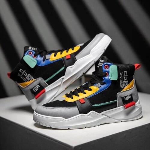 2020 Autumn New Mens clunky sneakers heighten shoes Mens leisure shoes walking sport shoes Mens walking sneaker free shipping