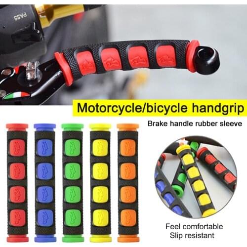 Soft Anti-Slip durable Brake Handle Silicone Sleeve Motorcycle Bicycle Protection Cover Protective Handlebar Accessories