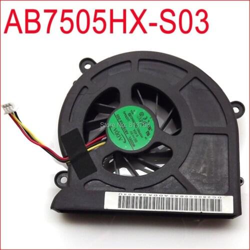 New AB7505HX-S03 KSB06105HB DC5V 0.4A Fan For Toshiba Qosmio X300 X305 CPU Cooling Fan