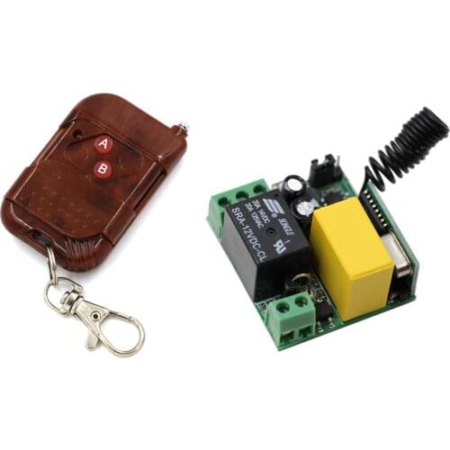 Latest 220V 10A Wireless Switch Remote Control System Light Lamp LED Water Pump Electrical Machine ON OFF with Transmitter