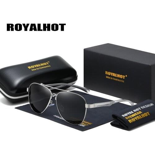 RoyalHot Men Women Polarized Aloy Oval Retro Frame Sunglasses Driving Sun Glasses Shades Oculos masculino Male 900171