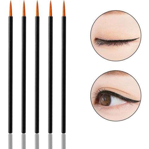 50Pcs/set Disposable Eyeliner Brush Pro MakeUp Cosmetic Eye Brush Eyeshadow Applicator Eyeliner Brush Beauty Makeup Tool