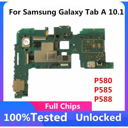 Motherboard For Samsung Galaxy Tab A 10.1 P585 P580 P588 Motherboard Factory Unlock Logic Board Mainboard With Full Chips
