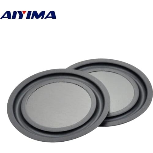 AIYIMA 2Pcs 3.5Inch 85MM Loudspeaker Bass Vibrating Diaphragm Passive Plate Speakers Bass Aids