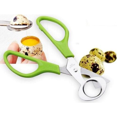 Practical Metal Quail Egg Scissors Egg Topper Cutter Shell Opener Stainless Steel Boiled Raw Egg Open Creative Kitchen Tools