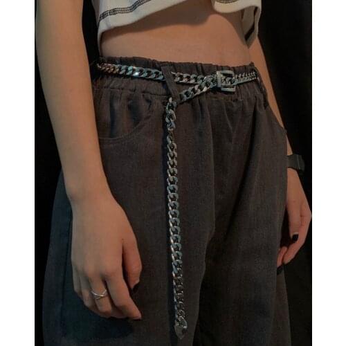 Sexy Chunky Chain Waist Chain High Quality Designer Metal body jewelry Charm Metal Belt Jewelry