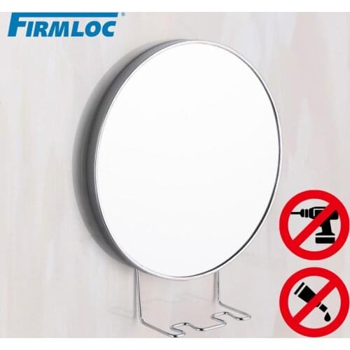 Firmloc 5X Magnifying Multifunctional Mirror Shaving rack Bronze color Mirror Smart Bathroom Shaving Mirror Makeup Mirror
