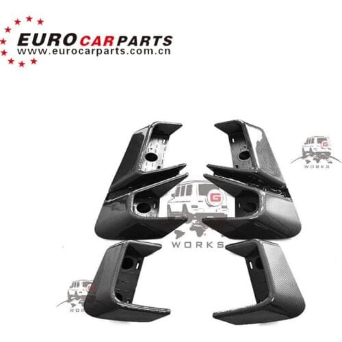 High quality G class w463A W464 G63 G500 G350 dry carbon fender addon for w463A W464 G63 G500 G350 carbon finber fender vent
