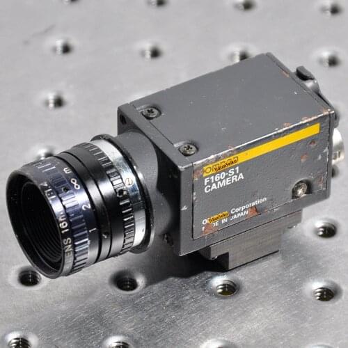 Japan OMRON Omron F160-S1 industrial camera CCD camera with TV LENS 16mm 1:4 lens