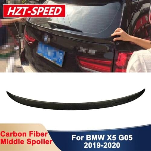 G05 Real Carbon Fiber Rear Wing Trunk Spoiler For BMW X5 G05 Car Modification 2019-2020 Decoration