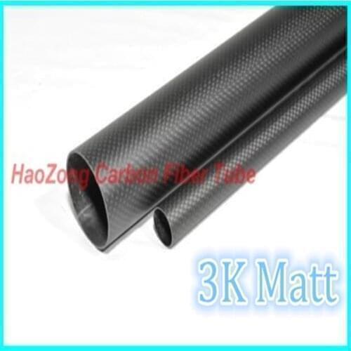 1-10pcs 20MM ODx 18MM IDx 1000MM (1m) 100% 3k Carbon Fiber tube /carbon Tubing /pipe/shaft, wing tube Quadcopter arm 20*18