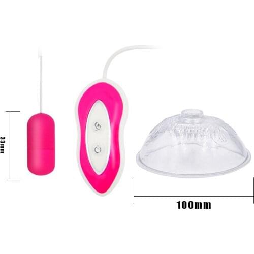 2 New Types Vibrating Breast Pump Enlarge Massager Female Breast Nipple Stimulator Vibrator Erotic Sex Toys for Women Adult