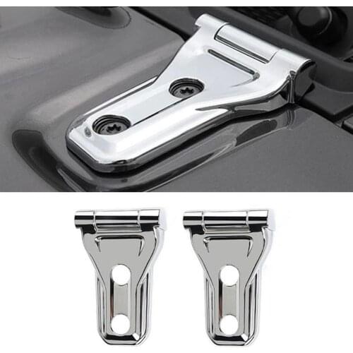 2Pcs Car Engine Hood Hinge Protector Trim Cover Accessories For Jeep Wrangler JL Gladiator JT 2018-2021 Anti Dust Corrosion