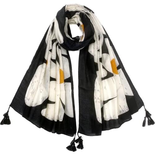 2021 Fashion Newest Printed Cotton Viscose Printed Scarf Shawls Wraps Hijabs 10pcs/lot