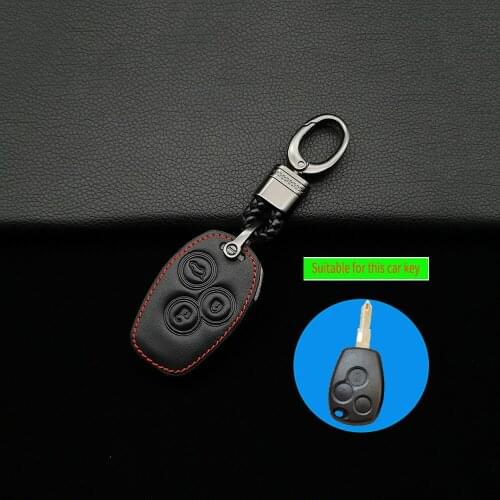 3 Button Car Cover For Nissan Almera For Renault Clio Dacia Logan Megane Espace Kangoo Duster Twingo Remote Key Box