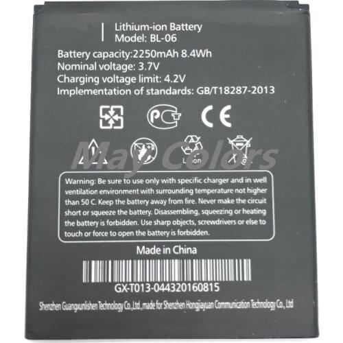 MLLSE 3.7V 2250mAh Battery for THL BL-06/T6/T6S/T6 Pro/For DEXP IXION ES2 5" Mobile phone battery