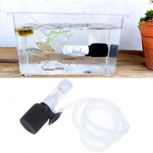 Aquarium Air Pump Stone Airstone Mini Filter Fish Tank Pool Oxygen Pump Accessories Skimmer Biochemical Sponge Filter Pet Supply