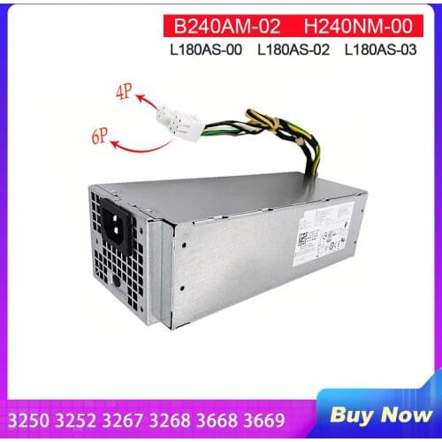 Power Supply for Dell 3250 3252 3267 3268 3668 3669 3040 3046 3050 5040 7040 B240AM-02 H240NM-00 L180AS-00/02/03 Fully Tested