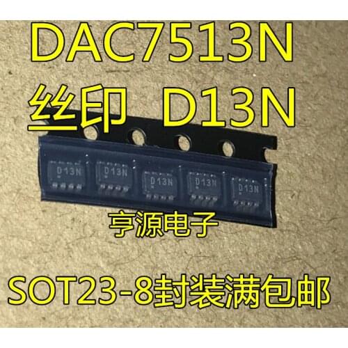 DAC7513 DAC7513N D13N SOT23-8