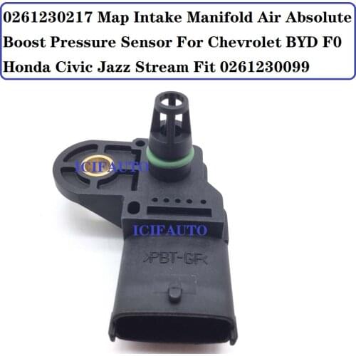 0261230217 Map Intake Manifold Air Absolute Boost Pressure Sensor For Chevrolet BYD F0 Honda Civic Jazz Stream Fit 0261 230 217