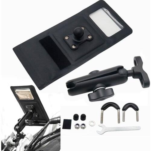 6.0 inch Waterproof Bicycle Phone Holder Stand Motorcycle Handlebar Mount Bag Cases Universal Bike Scooter Cell Phone Bracket